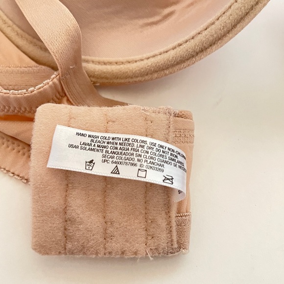 Fruit Of The Loom Ladies Style FT083 Beige Polyester Underwire Bra SZ 44D - Picture 9 of 10